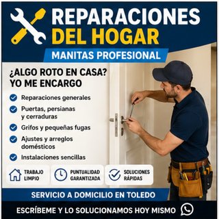REPARACIONES DEL HOGAR / MANITAS PROFESIONAL
