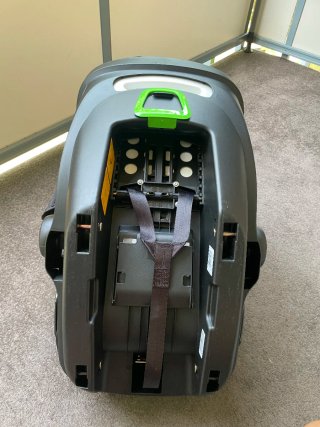 Silla de coche para bebé negra