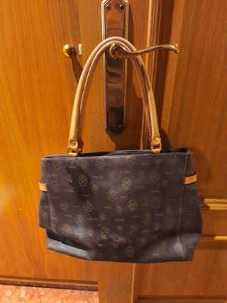 Bolso El Potro Marrón y Dorado