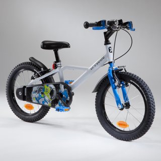 Bicicleta niños 16 pulgadas Btwin 500 Astronauta gris 4,5-6