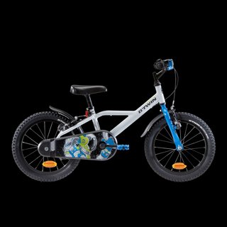 Bicicleta niños 16 pulgadas Btwin 500 Astronauta gris 4,5-6