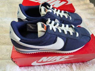 Zapatillas Nike Cortez Azul y Blanco