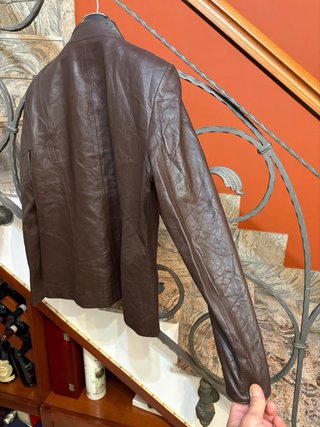 Giacca in vera pelle vintage soffice e morbida