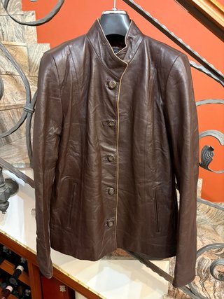 Giacca in vera pelle vintage soffice e morbida
