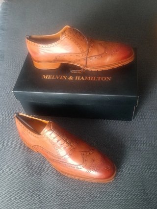 Zapatos Melvin & Hamilton Marrones Hombre