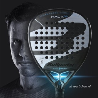 Pala de pádel Adulto Bullpadel Hack 03 2023 Paquito Navarro