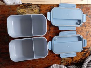 2 x The Lunch Box contenitori blu
