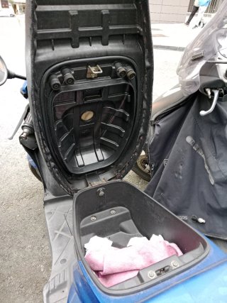 Moto Kymco 125 Scooter Azul/Gris