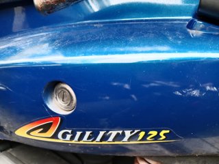 Moto Kymco 125 Scooter Azul/Gris