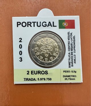 2 euros portugal 2003