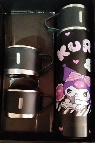Termo y Tazas Kuromi