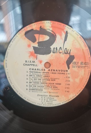 Lp Aznavour Sings Aznavour
