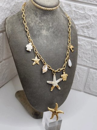 Conjunto Acero Quirúrgico Chapado Oro