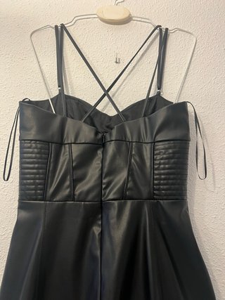 Vestido Negro Zara Talla M