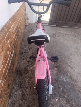 Bicicleta infantil rosa 16 pulgadas