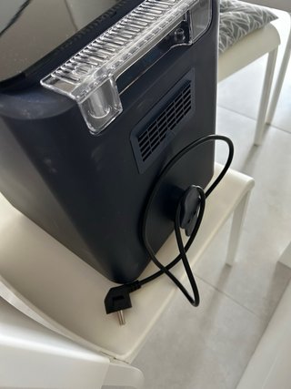 Freidora de aire Panasonic negra