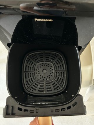 Freidora de aire Panasonic negra