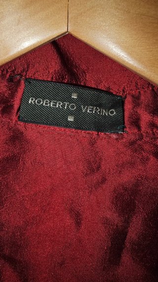 Camisa Seda Roberto Verino Roja Talla M