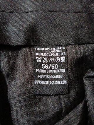Traje de chaqueta y pantalón azul