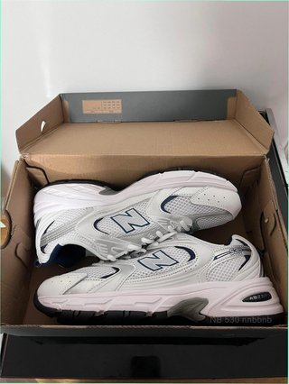 New Balance 530 Talla 38 Blanco Plata