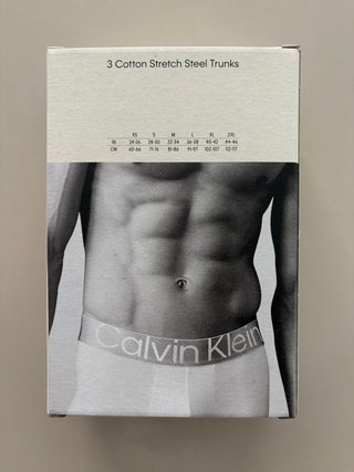Pack 3 Calzoncillos Calvin Klein Talla M