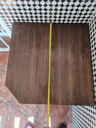 Mueble de esquina de madera