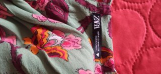 Blusa Zara Estampada Flores