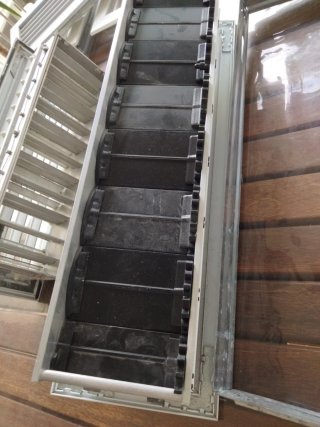 Rejillas de ventilación blancas