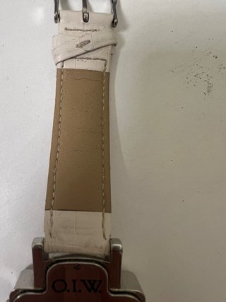 Orologio O.I.W Cross Quarzo Argento Bianco