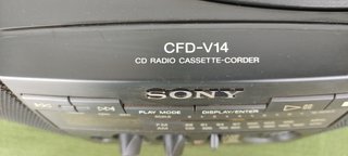 Sony CFD-V14 CD Cassette Radio Portatile Vintage