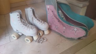 Patines Oxelo Talla 34 Blancos
