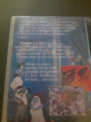 Película VHS Pocahontas Disney Clásicos