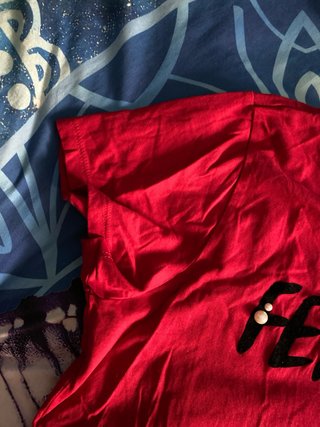 Camiseta roja FEARLESS FEMALE