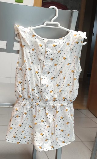 Mono niña 36 meses estampado limón