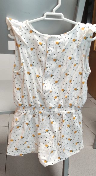 Mono niña 36 meses estampado limón