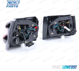 PILOTOS SEAT IBIZA 6K 93-99 ROJO NEGRO