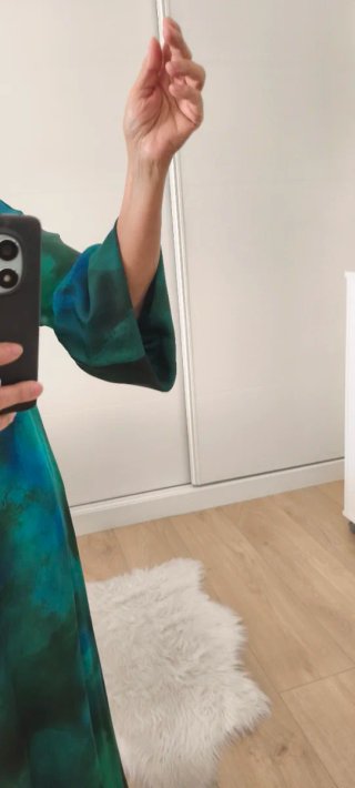 Vestido invitada Rivera verde talla 38
