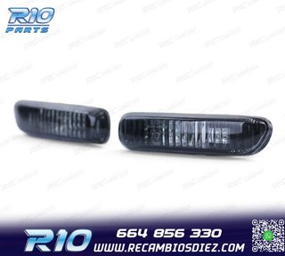 INTERMITENTES LATERALES BMW E46 98-05 CRISTAL CLARO NEGRO