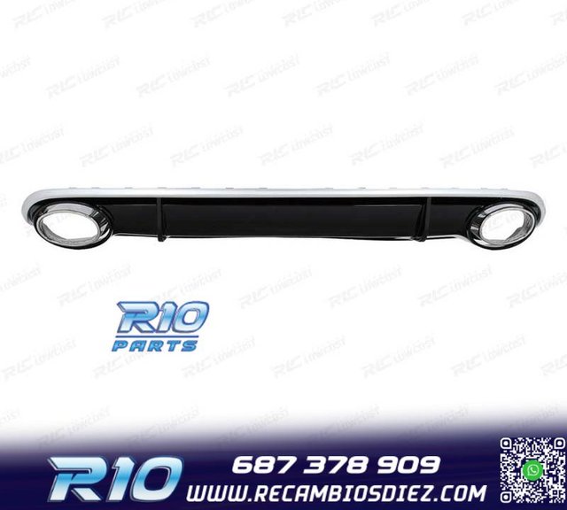 DIFUSOR AUDI A4 B8 07-11 LOOK RS4