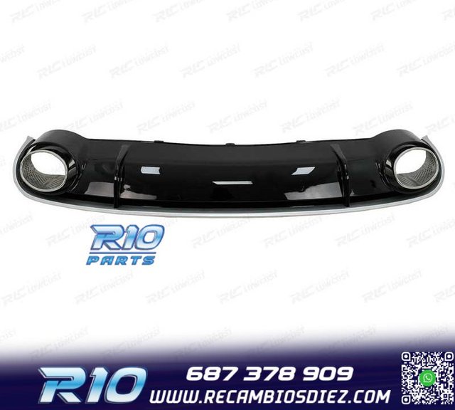 DIFUSOR AUDI A4 B8 07-11 LOOK RS4