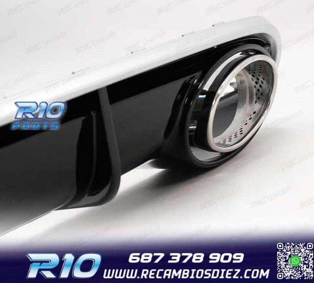 DIFUSOR AUDI A4 B8 07-11 LOOK RS4