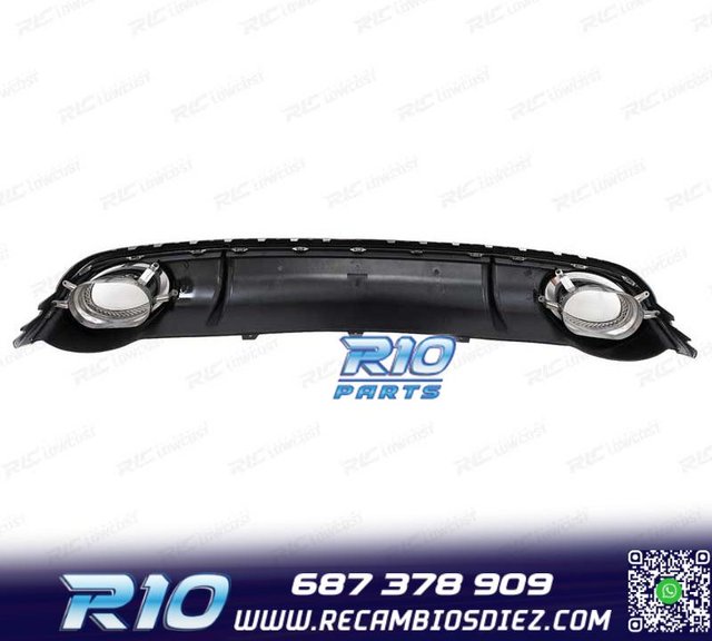 DIFUSOR AUDI A4 B8 07-11 LOOK RS4
