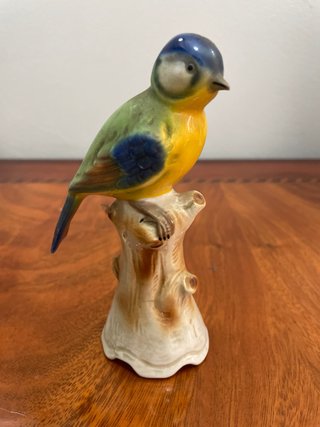 Figura cerámica pájaro