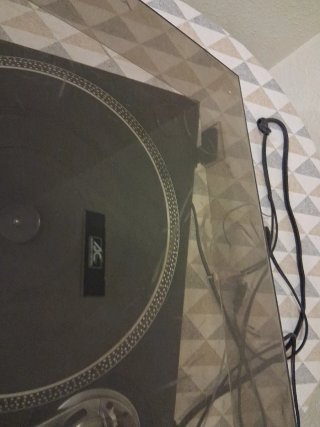 Technics Toca Discos Negro/Plata