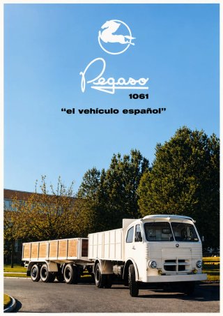 Cartel Metálico Pegaso 1061