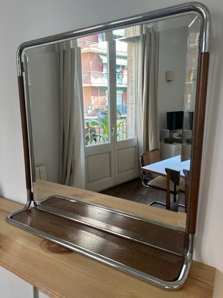 Espejo Vintage Bauhaus con Balda