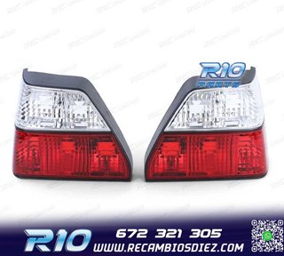PILOTOS VOLKSWAGEN VW GOLF 2 83-91 ROJO BLANCO