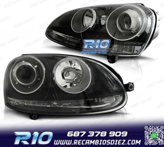 FAROS VOLKSWAGEN VW GOLF MK5 03-08 R32 NEGRO