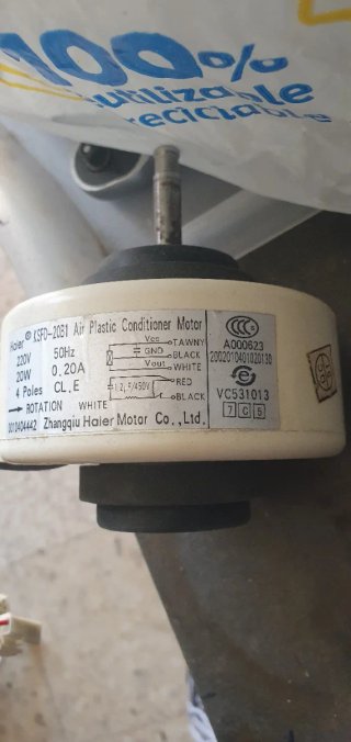 Despiece Placa Electrónica y Motor Ventilador Aire