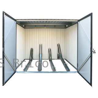 Caseta Metálica Guarda Bicicletas 202x196x140 cm - Duramax